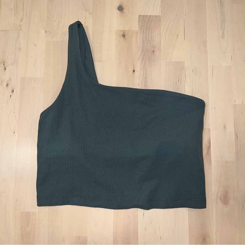 lululemon Asymmetrical Ribbed Tank Top - size 6